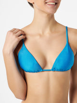 Blauer Damen-Triangel-Bikini