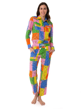 Multicolour bandanna print linen shirt - MC2 Saint Barth