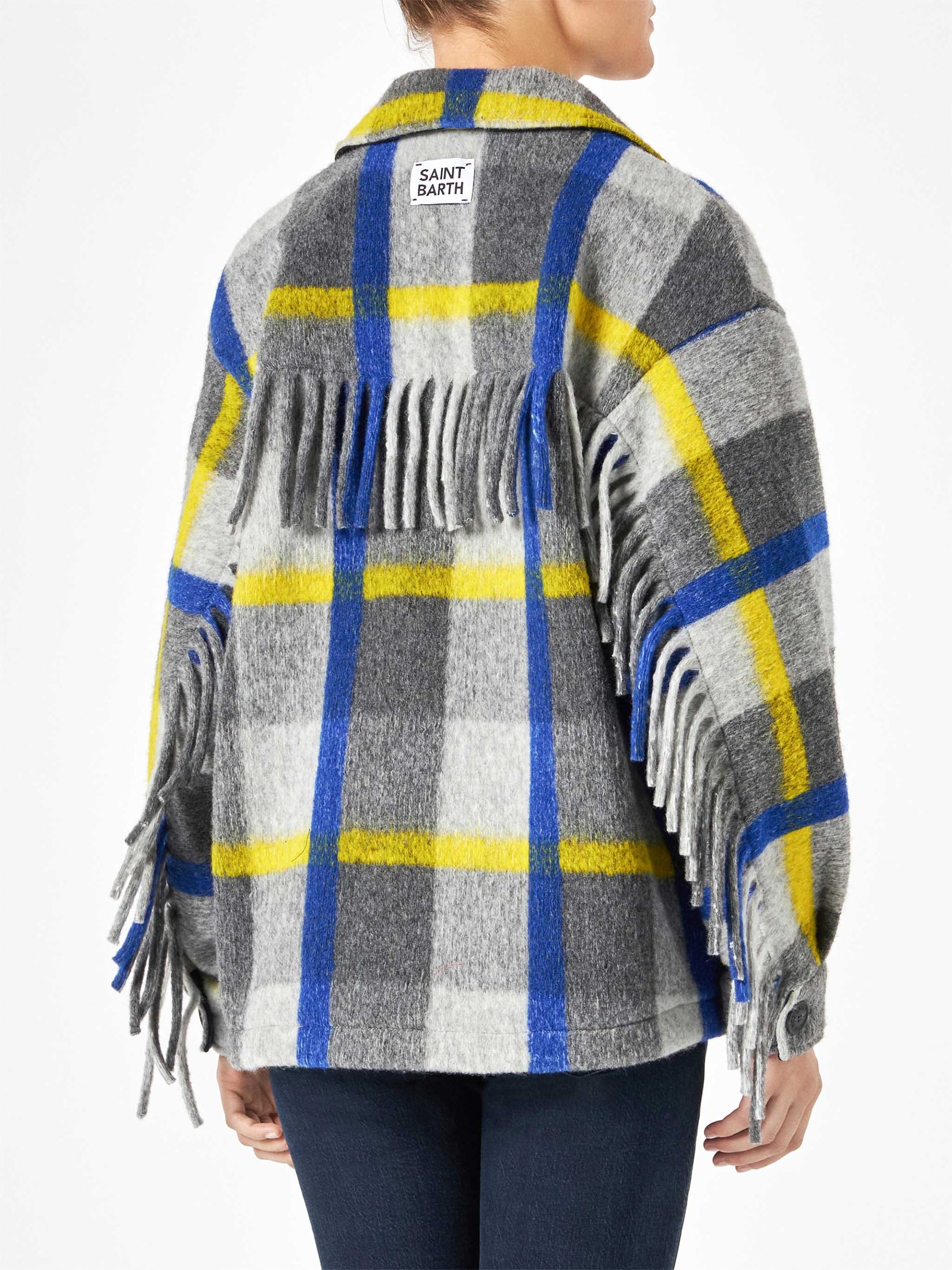 Woman overshirt with fringes - MC2 Saint Barth