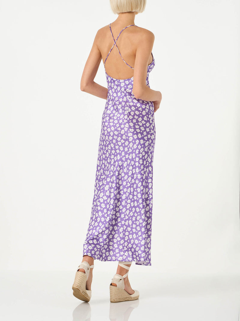 Damen-Slipkleid mit Gänseblümchen-Print