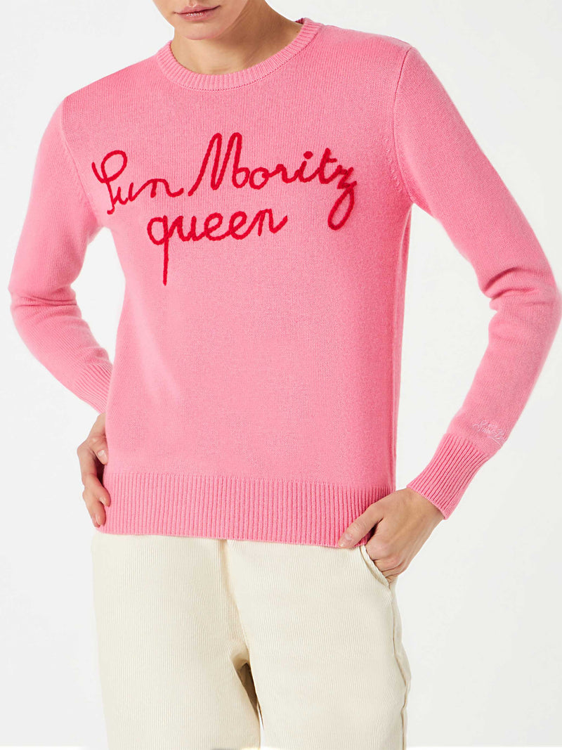 Maglia da donna con ricamo Sun Moritz Queen