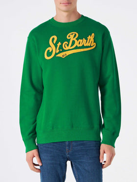 Man crewneck sweatshirt with terry logo - MC2 Saint Barth