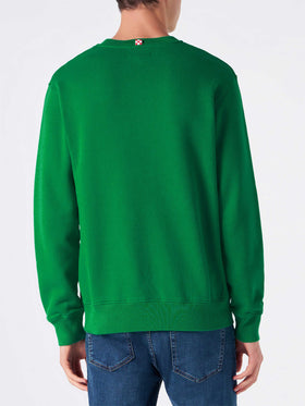 Man crewneck sweatshirt with terry logo - MC2 Saint Barth