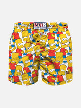 Jungen-Badeshorts mit Bart-Allover-Print | DIE SIMPSONS-SONDERAUSGABE