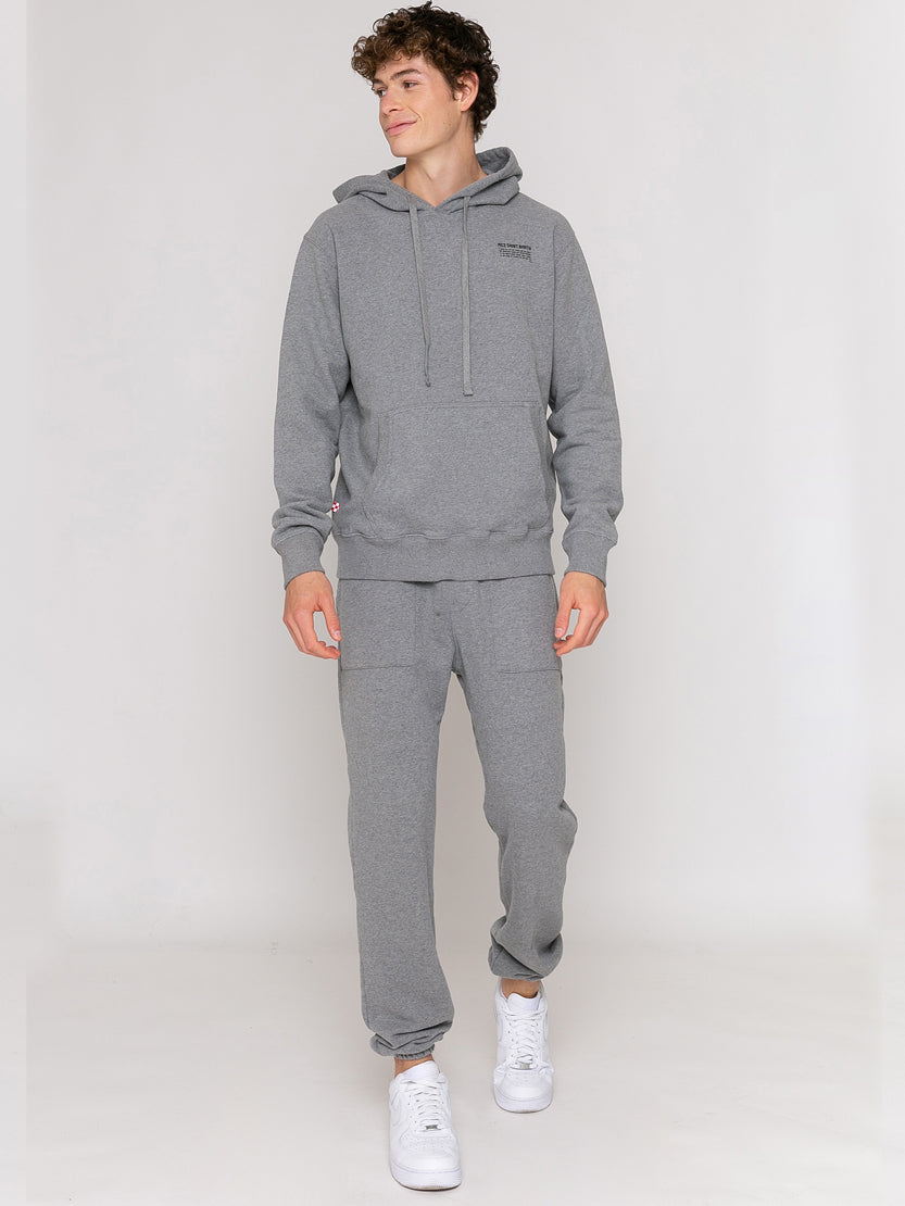 Mélange grey hoodie | Pantone® Special Edition - MC2 Saint Barth