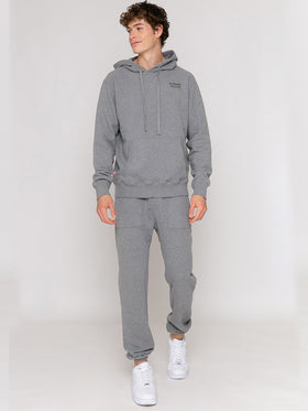 Mélange grey hoodie | Pantone® Special Edition - MC2 Saint Barth