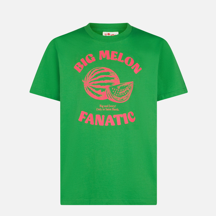 Man cotton t-shirt with Watermelon print - MC2 Saint Barth