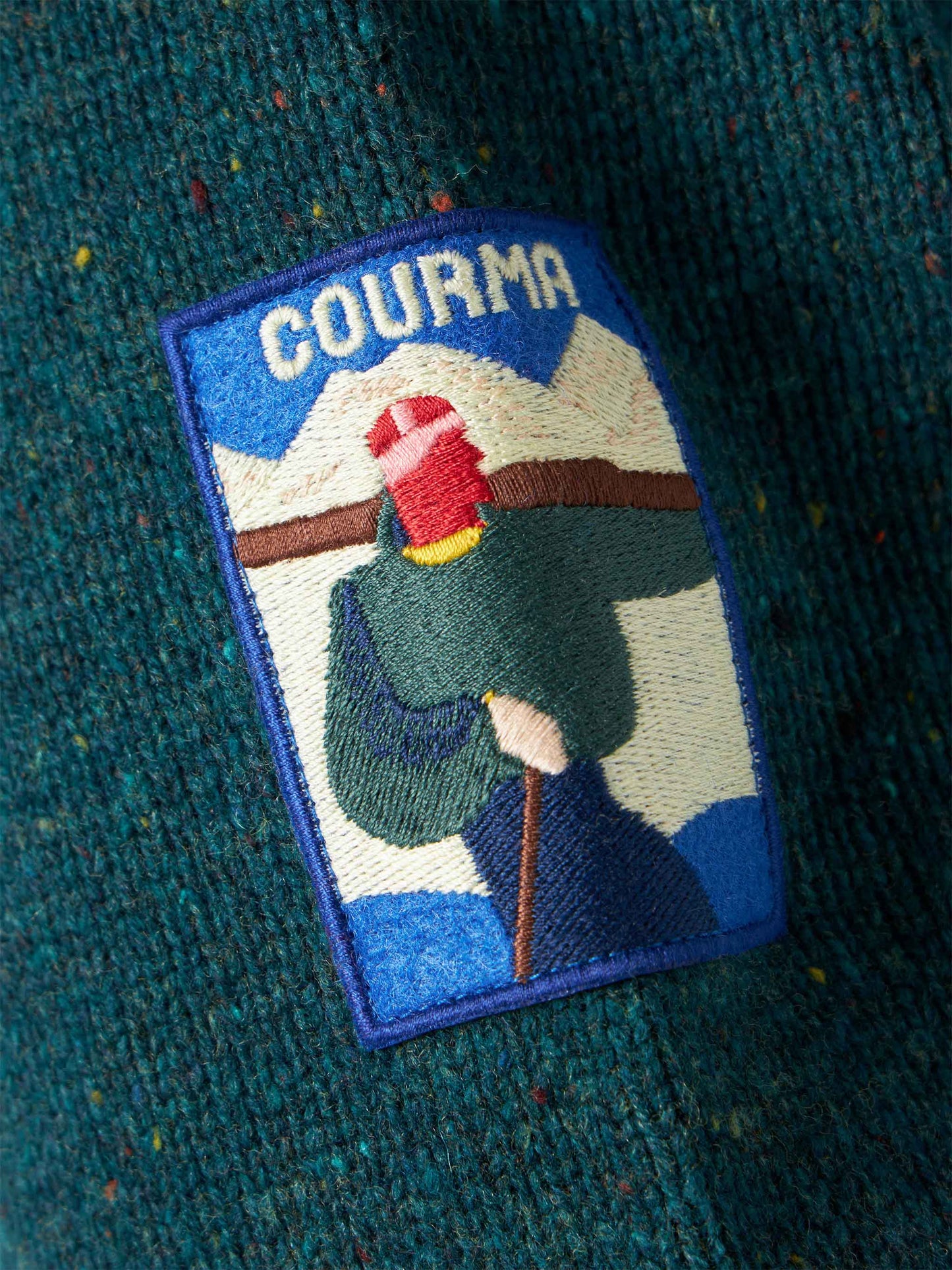 Man green turtle-neck sweater - MC2 Saint Barth