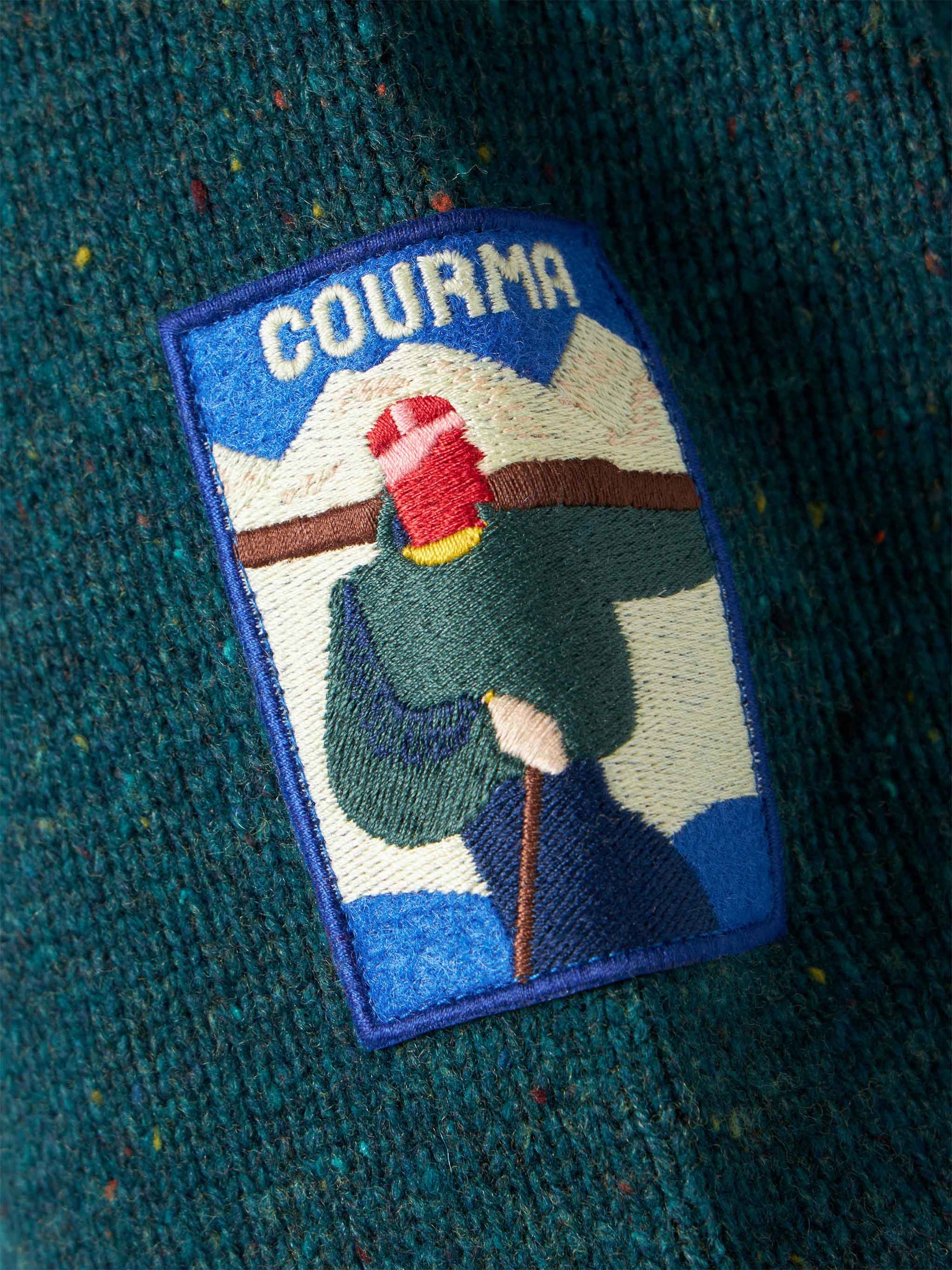 Man green turtle-neck sweater - MC2 Saint Barth