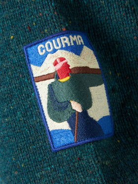 Man green turtle-neck sweater - MC2 Saint Barth