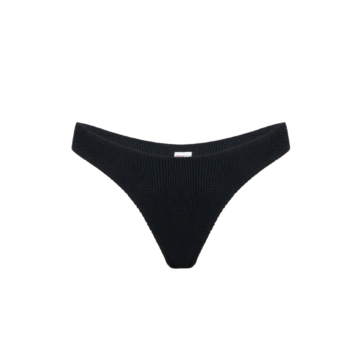 Woman black crinkle swim briefs - MC2 Saint Barth