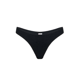 Woman black crinkle swim briefs - MC2 Saint Barth