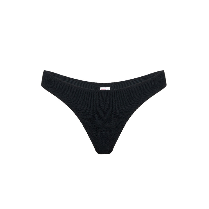 Woman black crinkle swim briefs - MC2 Saint Barth