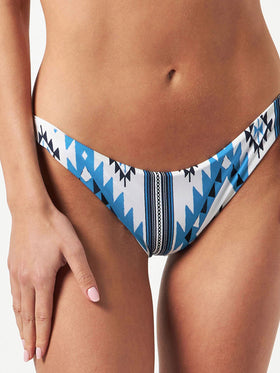 Woman swim briefs with ikat print - MC2 Saint Barth