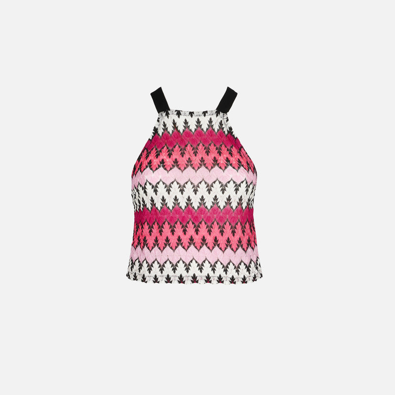 Chevron-Top für Damen