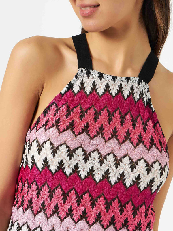 Chevron-Top für Damen