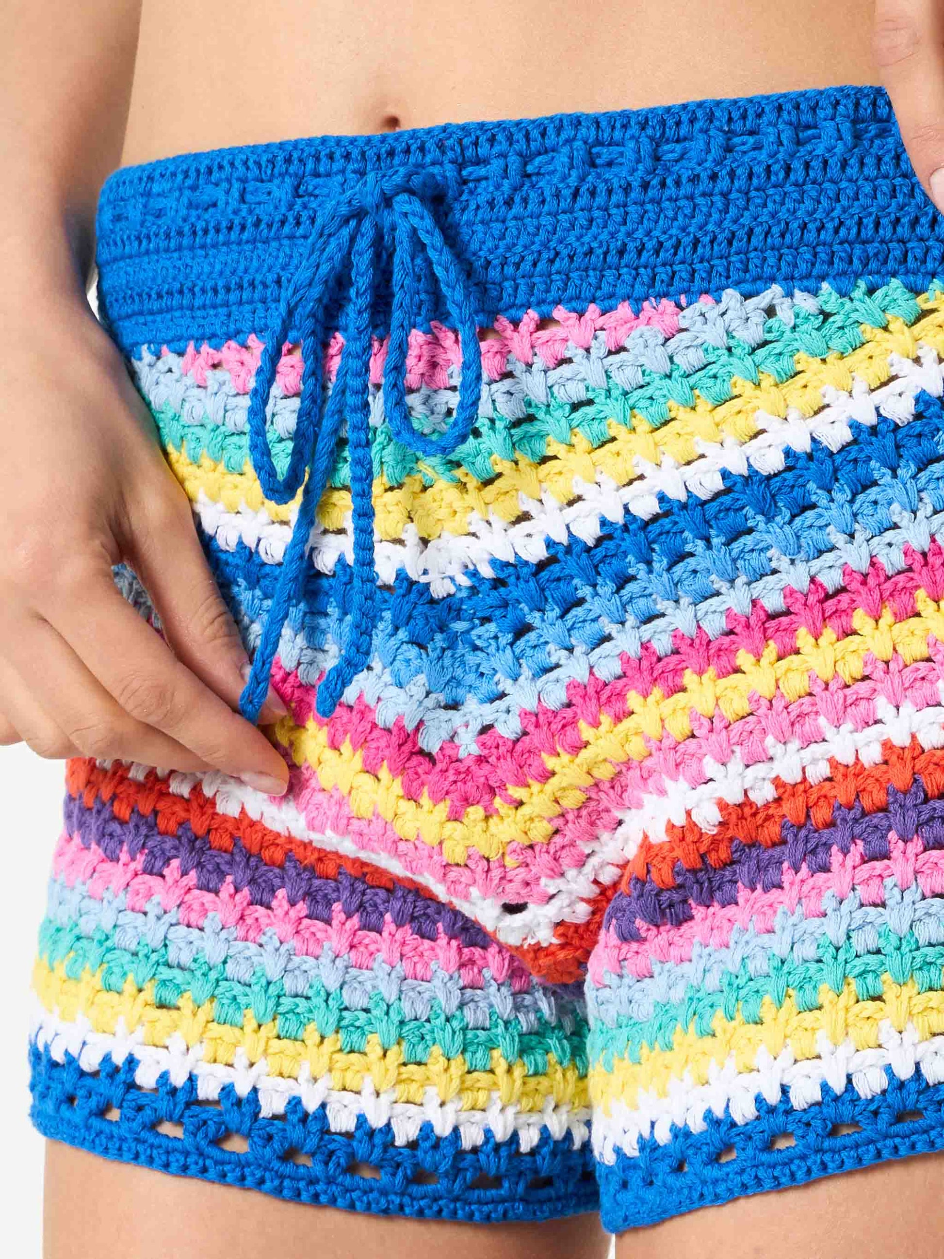 Woman crochet shorts - MC2 Saint Barth
