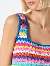 Woman handmade crochet top