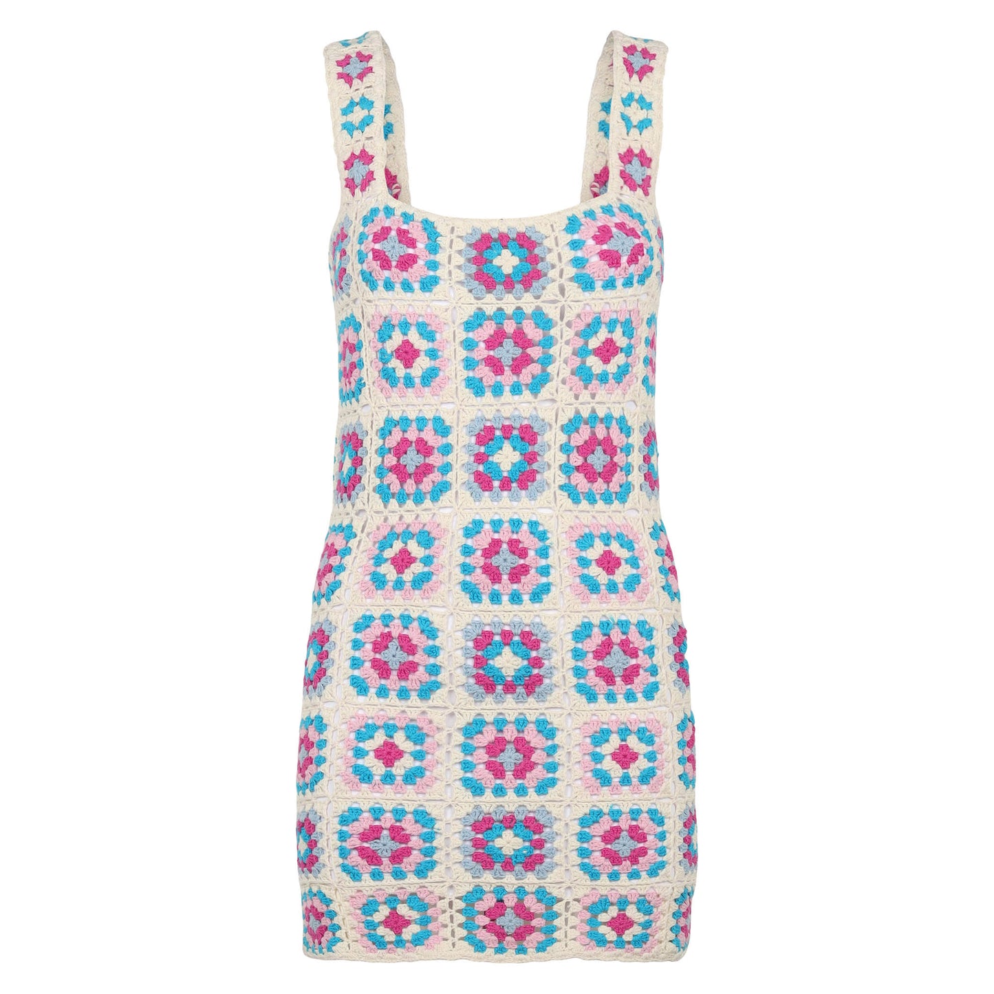 Woman multicolor crochet dress - MC2 Saint Barth