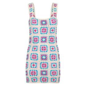 Woman multicolor crochet dress - MC2 Saint Barth