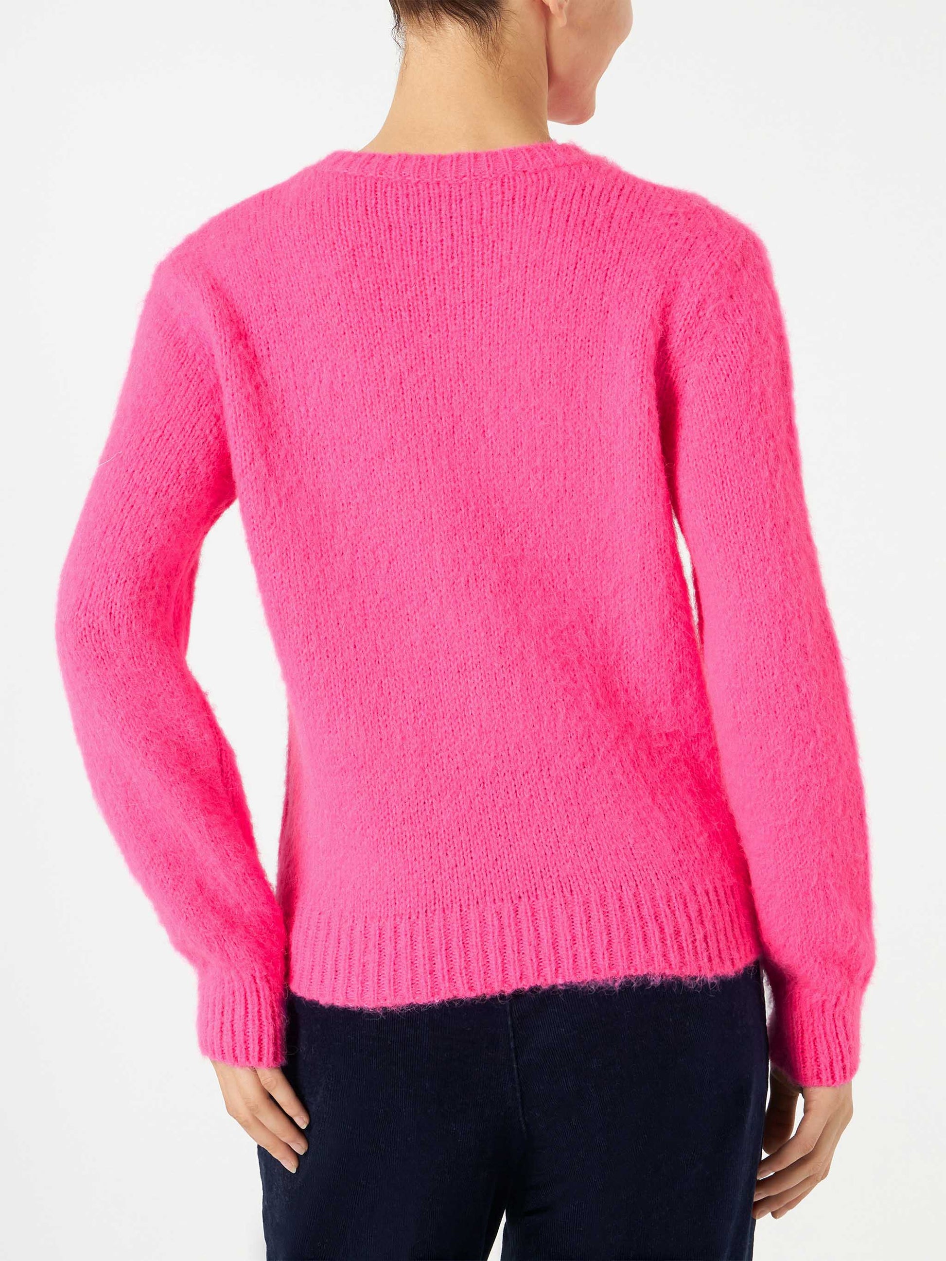 Pink Zara Maglione Fucsia Outfit Maglione Maglione Fucsia Fluo