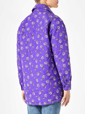 Woman jacket with paisley print - MC2 Saint Barth