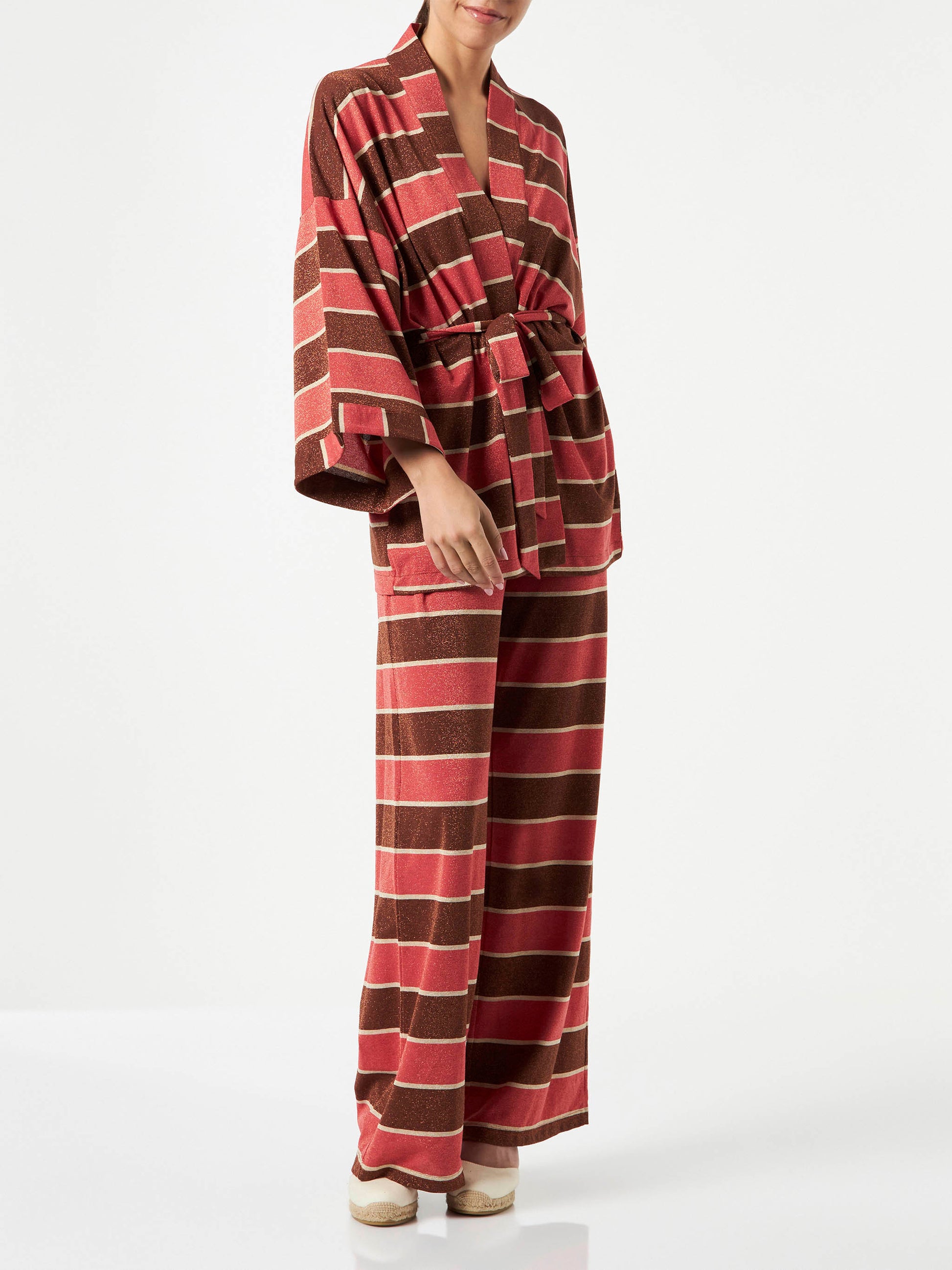 Multicolor knitted palazzo pants - MC2 Saint Barth