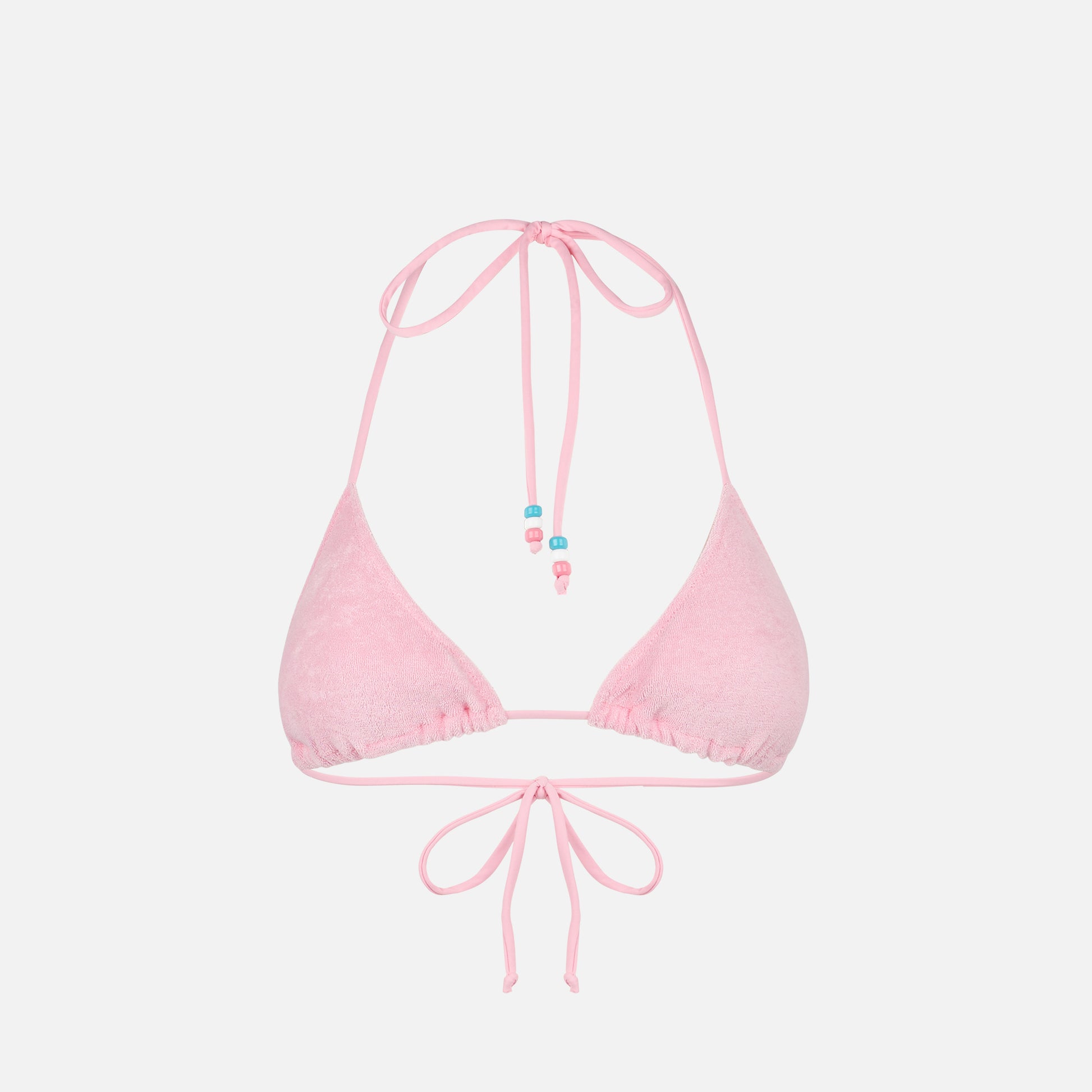 Woman terry triangle top swimsuit with charms - MC2 Saint Barth