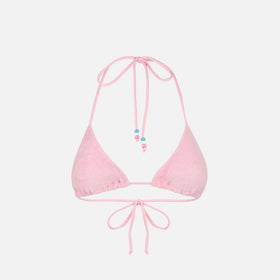 Woman terry triangle top swimsuit with charms - MC2 Saint Barth