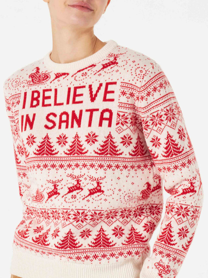 Woman sweater with Christmas print - MC2 Saint Barth