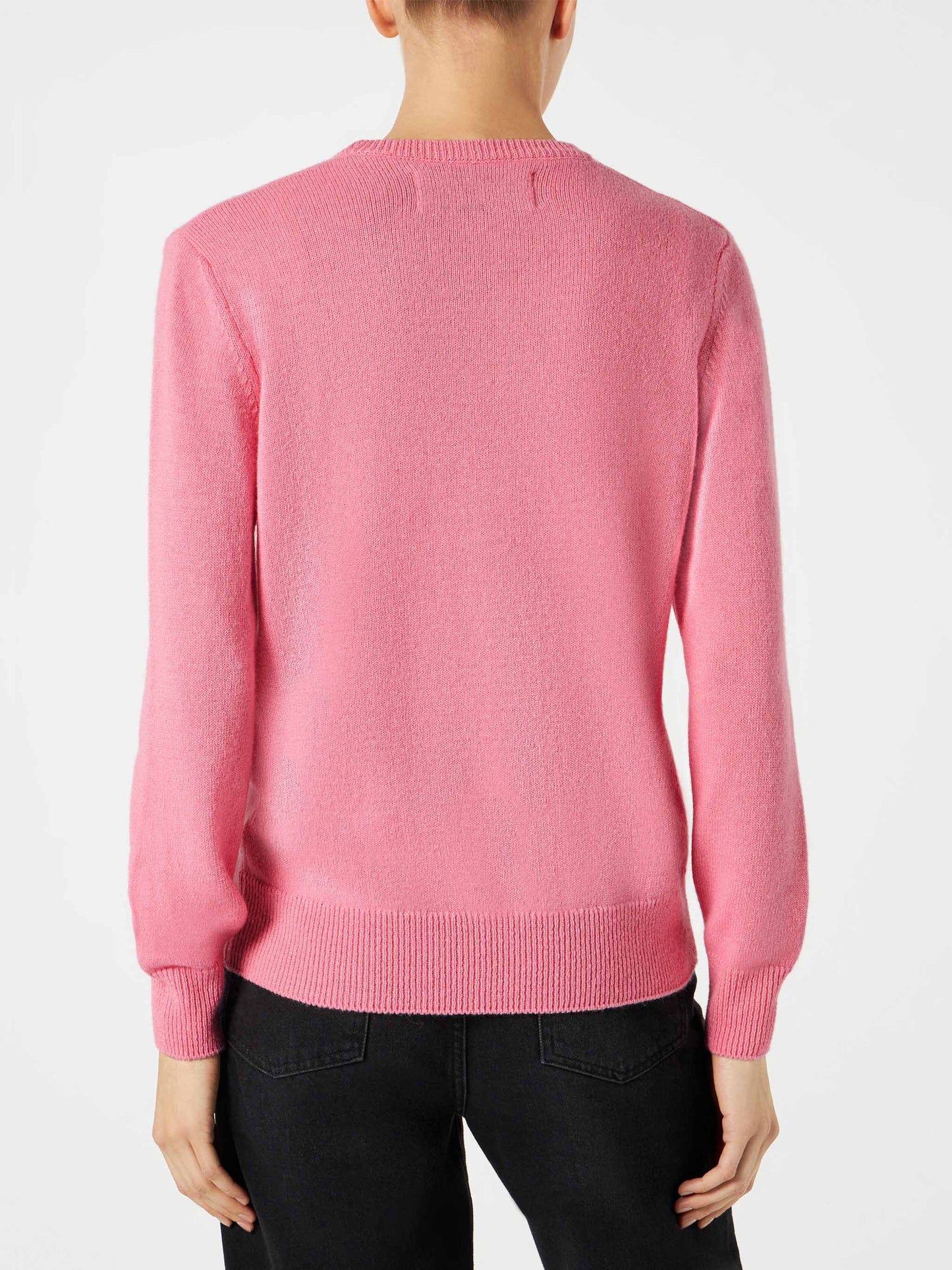 Maglia da donna rosa  I hate Mountains Puffetta | ©PEYO EDIZIONE SPECIALE